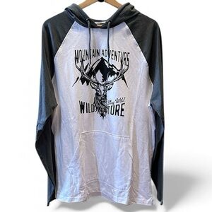 Kyodan Outdoor Mountain Adventure Graphic Hoodie size large